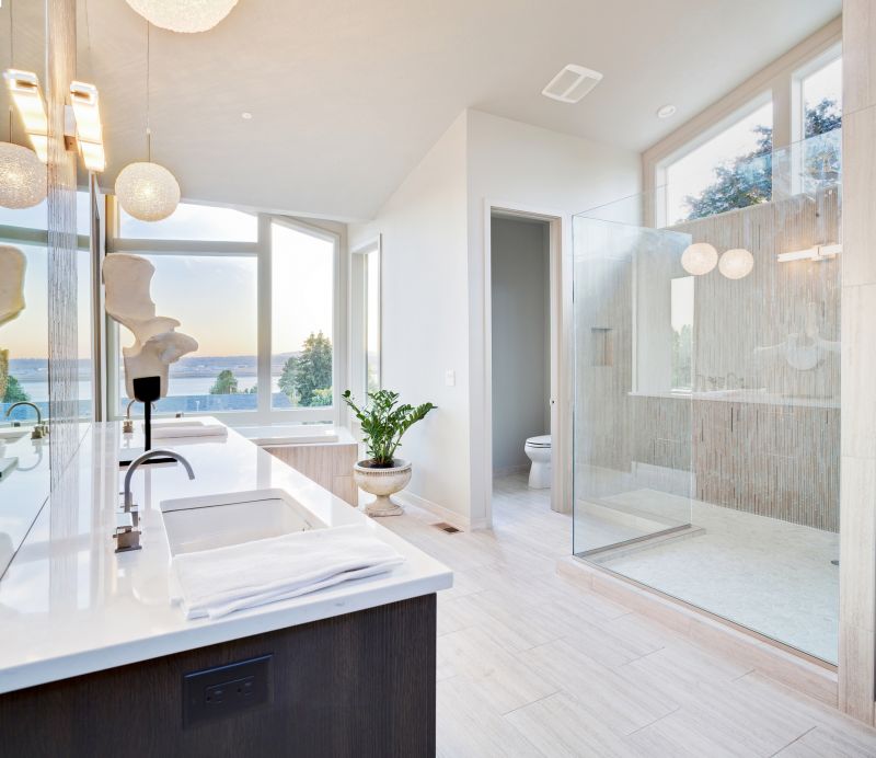 Glass Enclosed Walk-In Shower